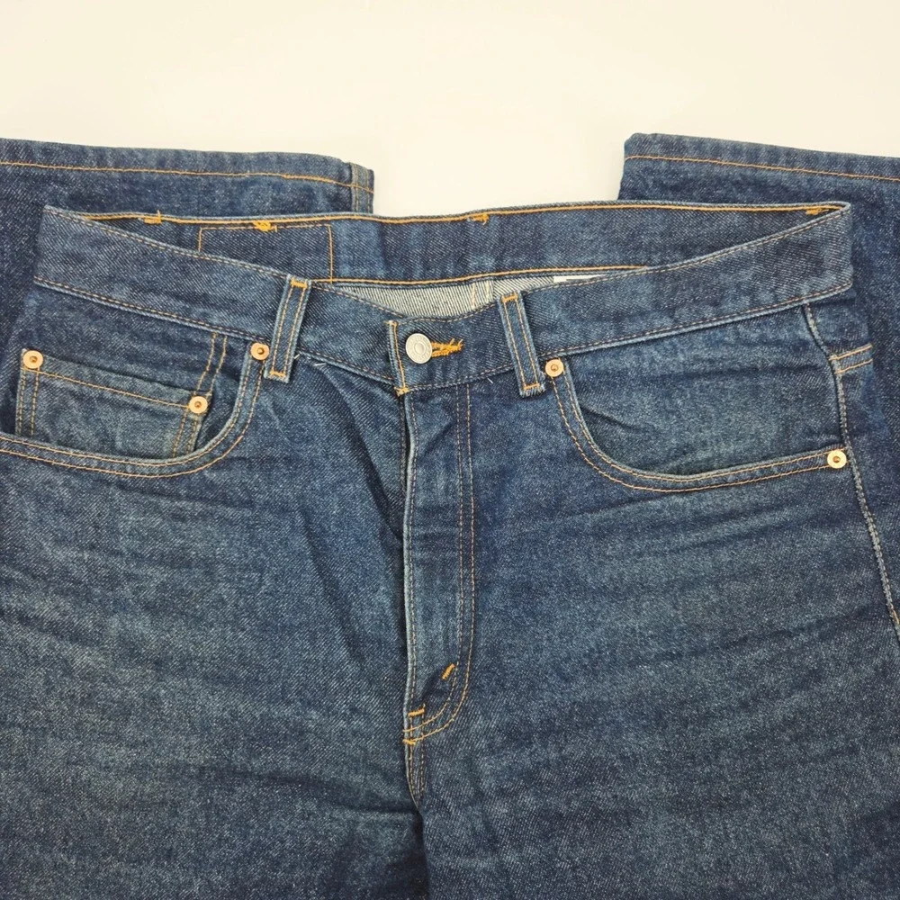 Levi's 517 Bootcut Jeans Dark‎ Wash Indigo 2001 Vintage W34 L32 Denim